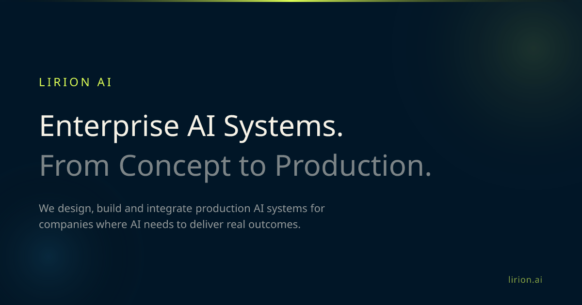 Lirion AI | AI Systems